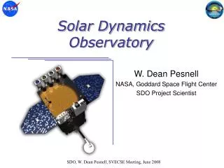 Solar Dynamics Observatory