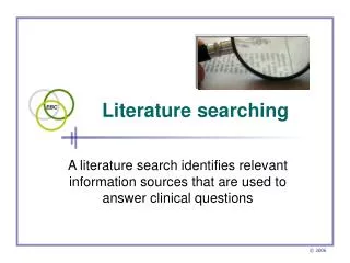 Literature searching