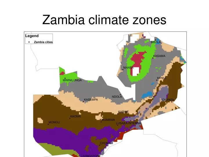 zambia climate zones