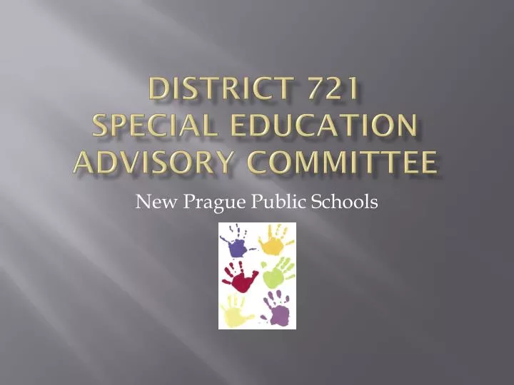 district 721 special education advisory committee