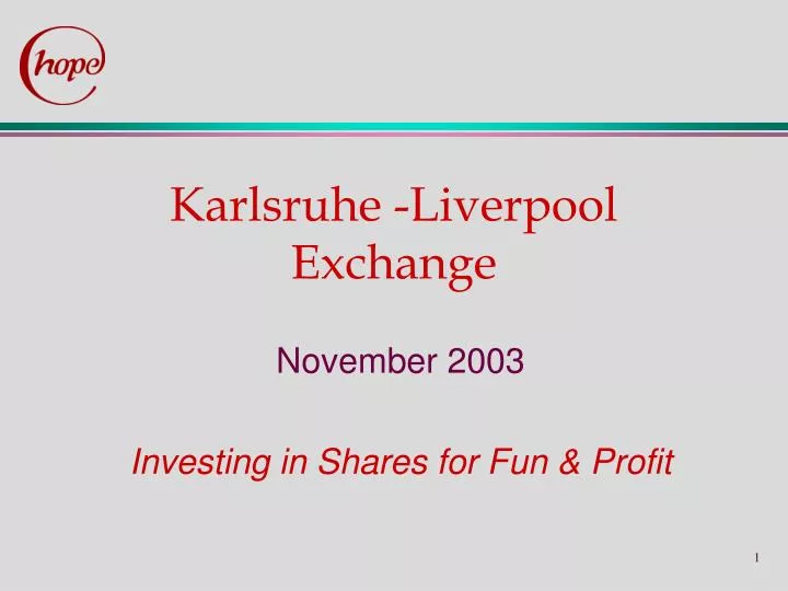 karlsruhe liverpool exchange