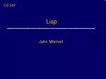 Lisp - slide 1