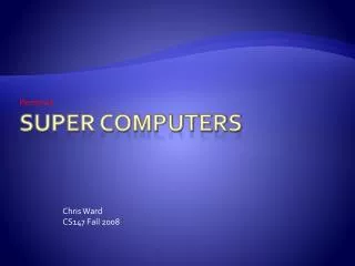 Super Computers