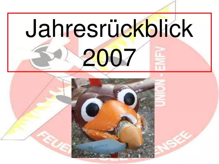 jahresr ckblick 2007
