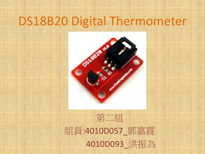 ds18b20 digital thermometer