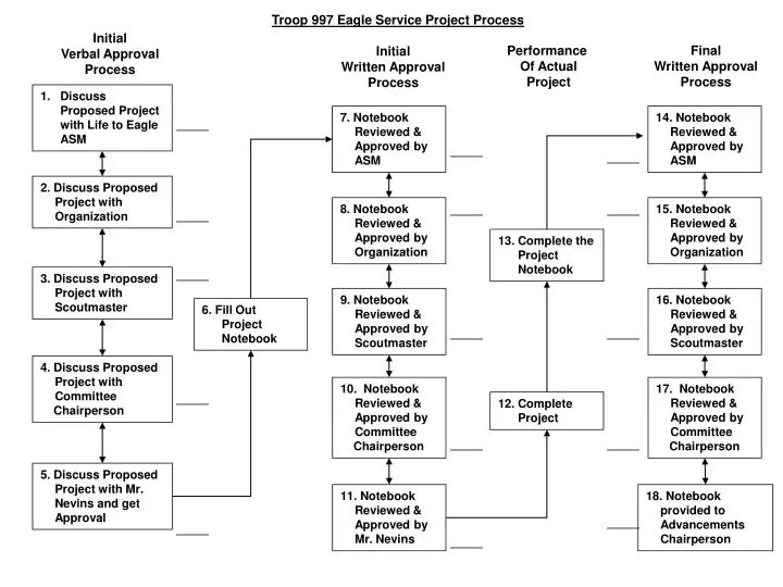 troop 997 eagle service project process