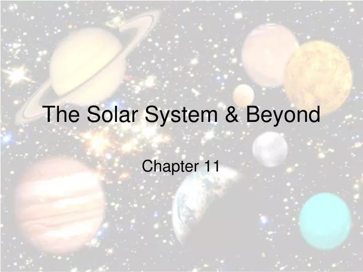 the solar system beyond