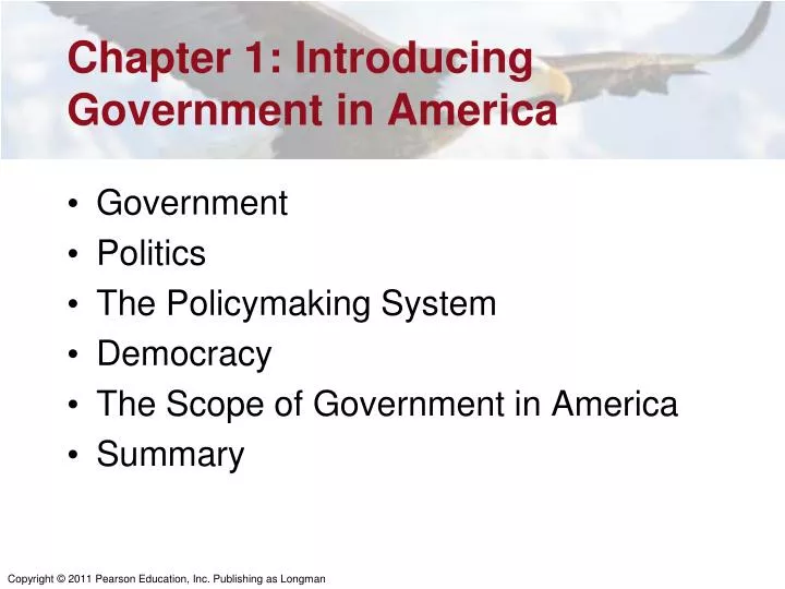 chapter 1 introducing government in america