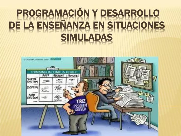 programaci n y desarrollo de la ense anza en situaciones simuladas