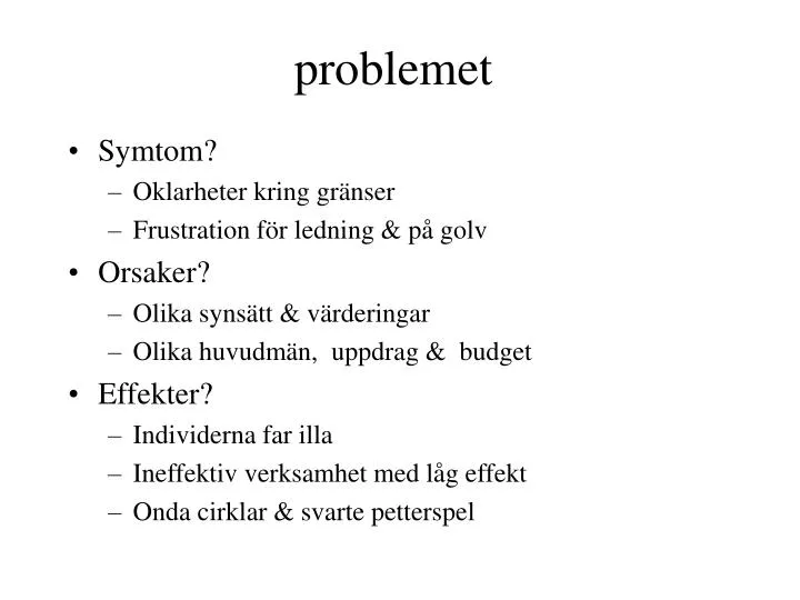 problemet