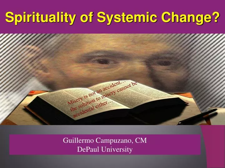 spirituality of systemic change