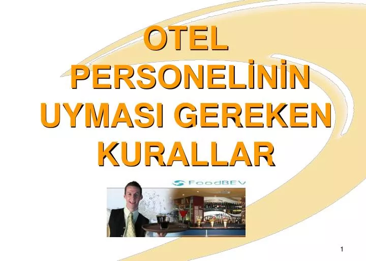 otel personel n n uymasi gereken kurallar