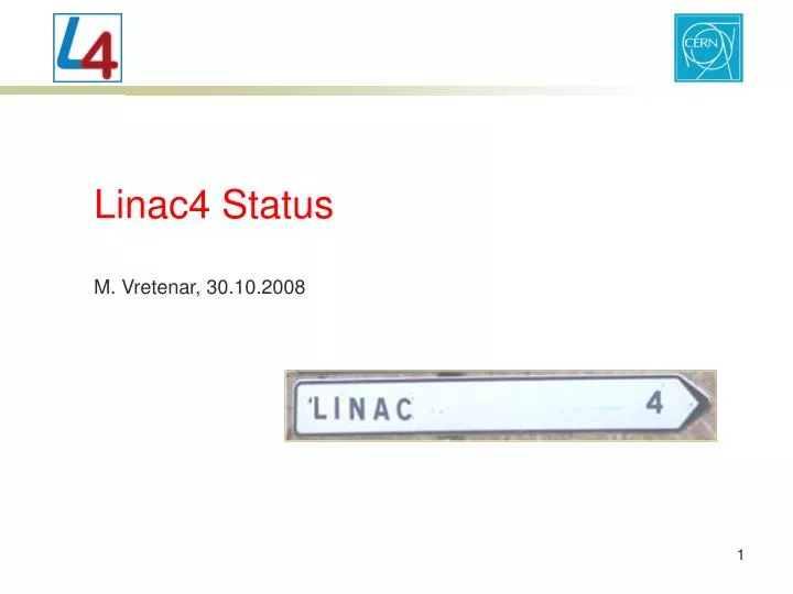 linac4 status