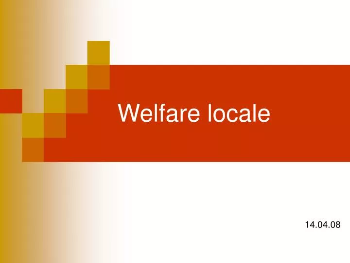 welfare locale