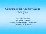 Computational Auditory Scene Analysis - slide 1