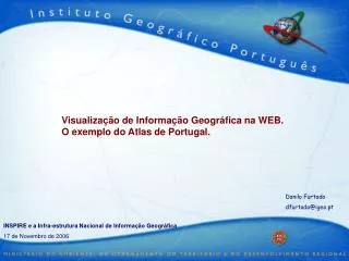 Visualização de Informação Geográfica na WEB. O exemplo do Atlas de Portugal.