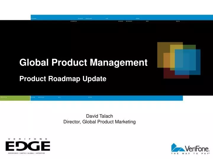 global product management product roadmap update