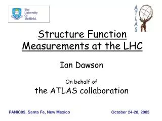 Structure Function Measurements at the LHC