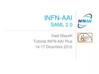 INFN-AAI SAML 2.0