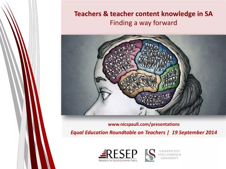 teachers teacher content knowledge in sa finding a way forward