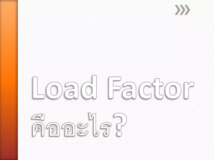 load factor