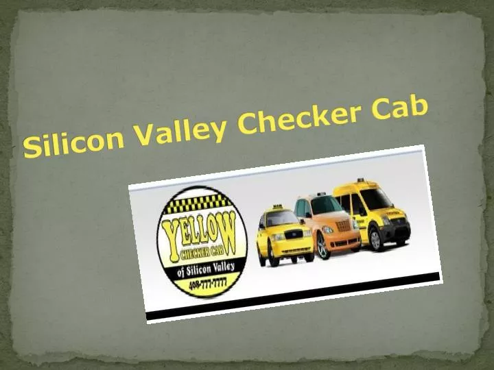 silicon valley checker cab