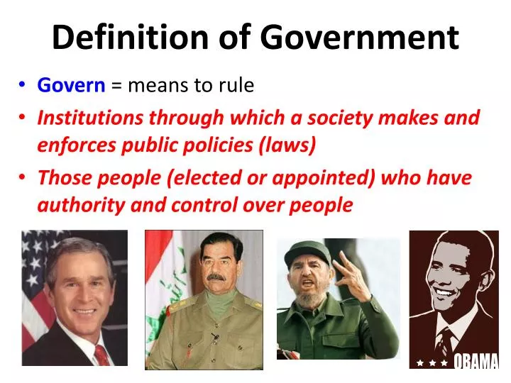 definition of government