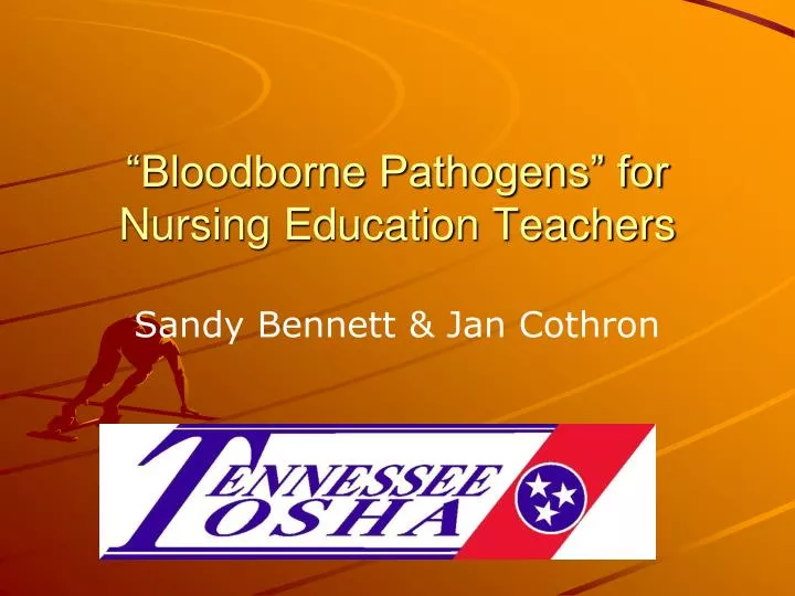 bloodborne pathogens for nursing education teachers
