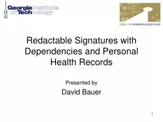 Redactable Signatures with Dependencies and Personal Health Records