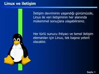 Linux ve iletişim