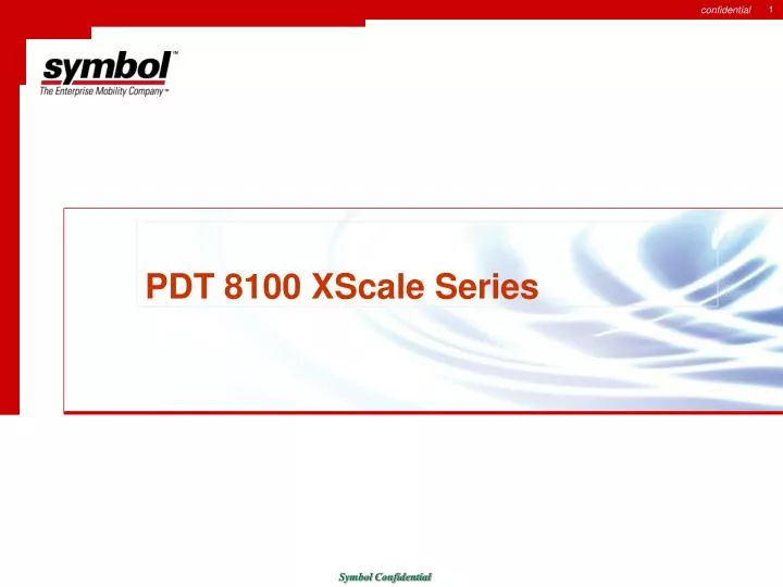 pdt 8100 xscale series