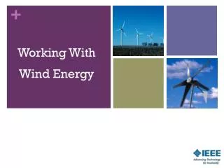 Working With Wind Energy