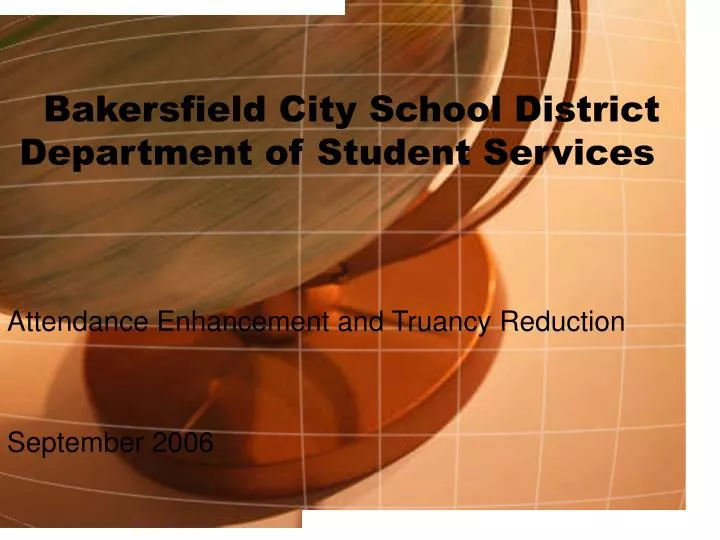 bakersfield city school district department of student services