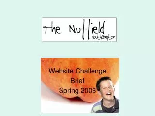 Website Challenge Brief Spring 2008