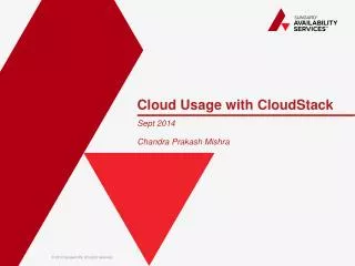 Cloud Usage with CloudStack
