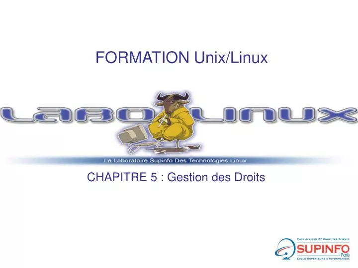 formation unix linux
