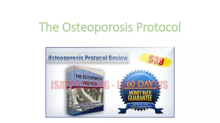 the osteoporosis protocol