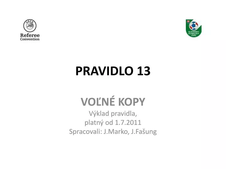 pravidlo 13