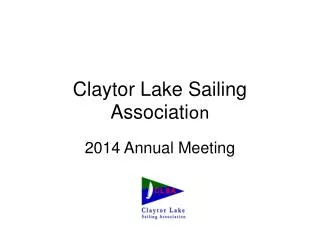 Claytor Lake Sailing Associati on