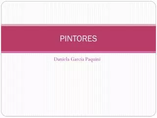 PINTORES