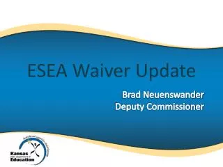 Brad Neuenswander Deputy Commissioner