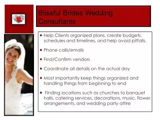 Blissful Brides Wedding Consultants