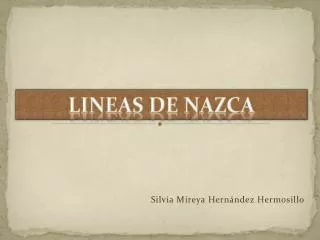 LINEAS DE NAZCA
