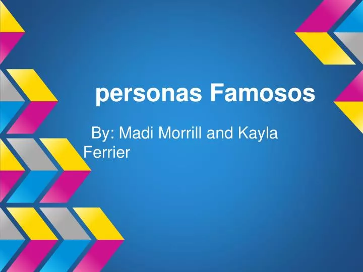 personas famosos