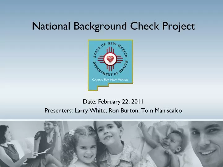 national background check project