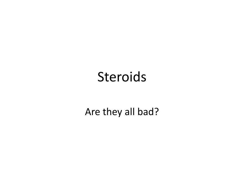 PPT - Steroids PowerPoint Presentation, free download - ID:7105153
