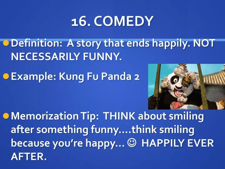 16 comedy