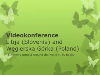 Videokonference Litija ( Slovenia ) and Węgierska Górka (Poland)