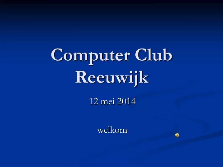 computer club reeuwijk