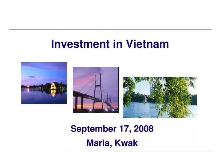 investment in vietnam